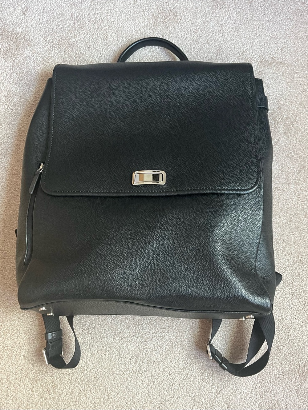 TUMI Stanton LISETTE Leather BACKPACK Black TRAVEL Computer BAG